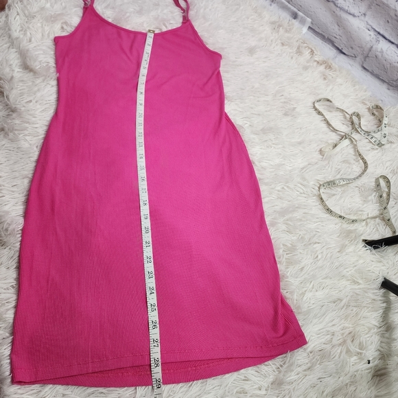 SKIMS Soft Lounge Slip Dress Hot Pink/ Large / NWT - Picture 8 of 10